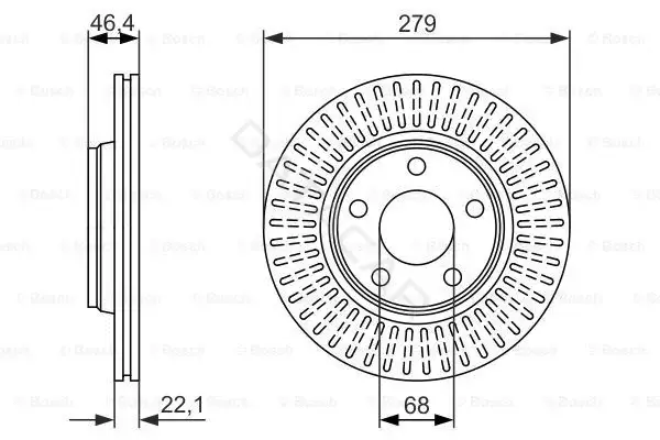 Тормозные диски BOSCH 0986479916