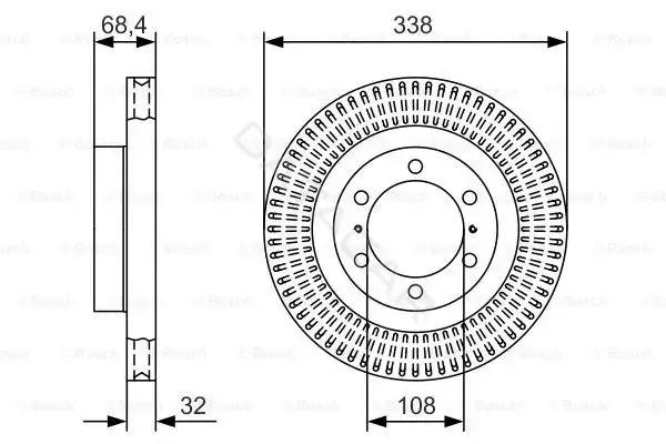 Тормозные диски BOSCH 0986479A65