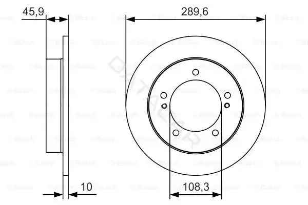 Тормозные диски BOSCH 0986479B09
