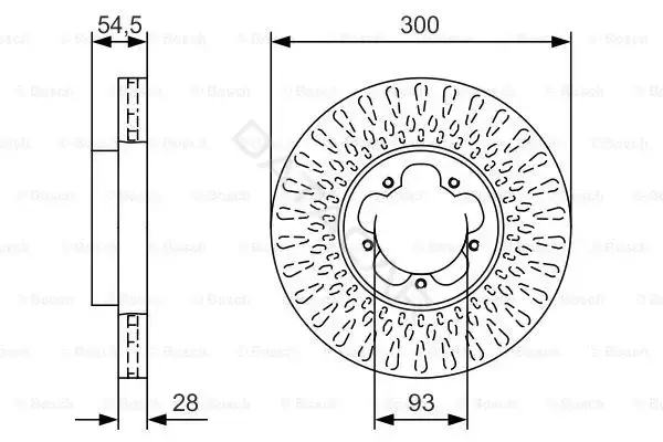 Тормозные диски BOSCH 0986479B11