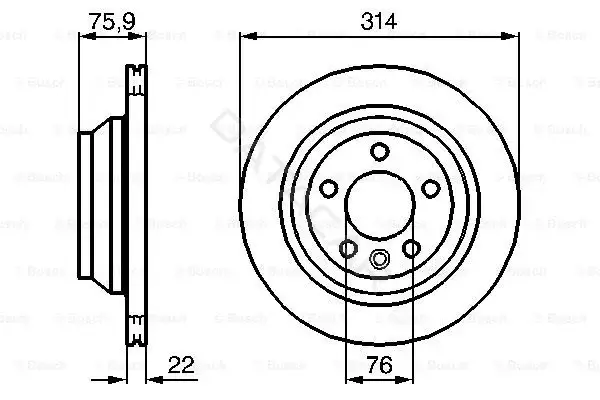 Тормозные диски BOSCH 0986479B72