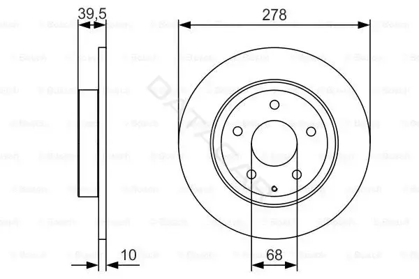 Тормозные диски BOSCH 0986479C22