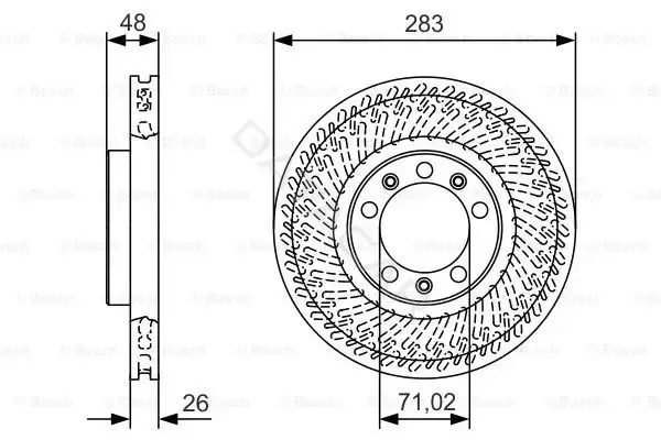 Тормозные диски BOSCH 0986479C33