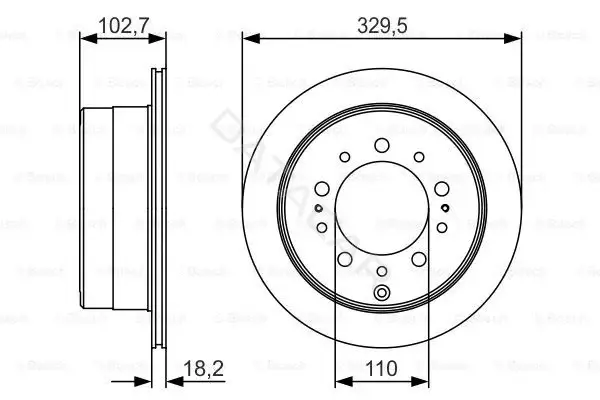 Тормозные диски BOSCH 0986479R15