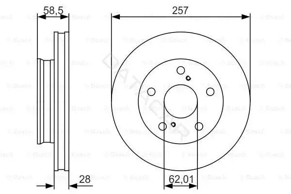 Тормозные диски BOSCH 0986479R53