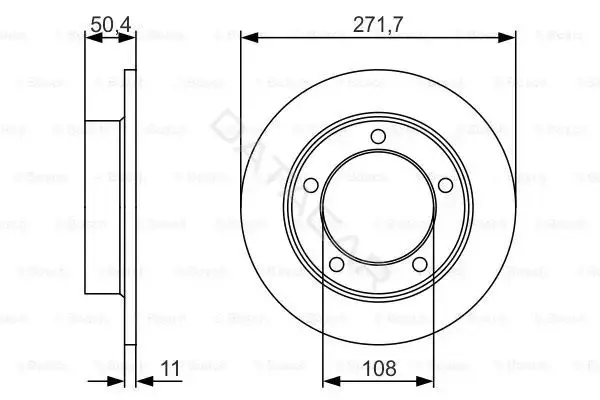 Тормозные диски BOSCH 0986479R73