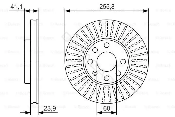 Тормозные диски BOSCH 0986479R76