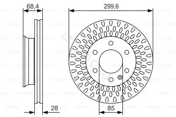 Тормозные диски BOSCH 0986479R78
