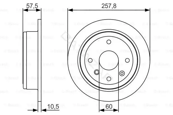 Тормозные диски BOSCH 0986479S08
