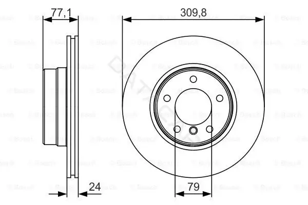 Тормозные диски BOSCH 0986479S29