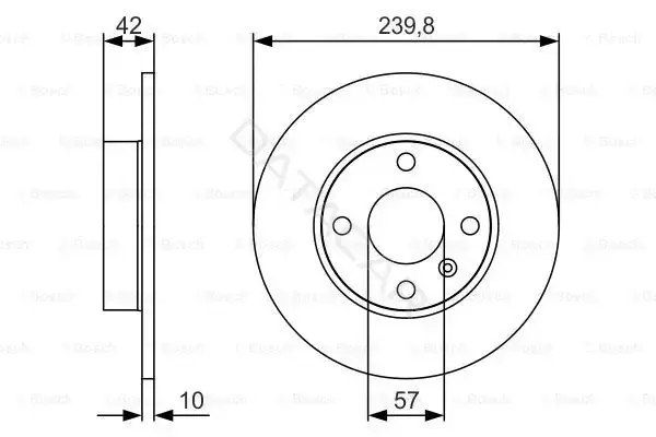 Тормозные диски BOSCH 0986479S52