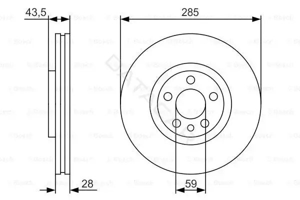 Тормозные диски BOSCH 0986479S62