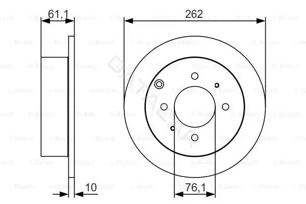 Тормозные диски BOSCH 0986479S68