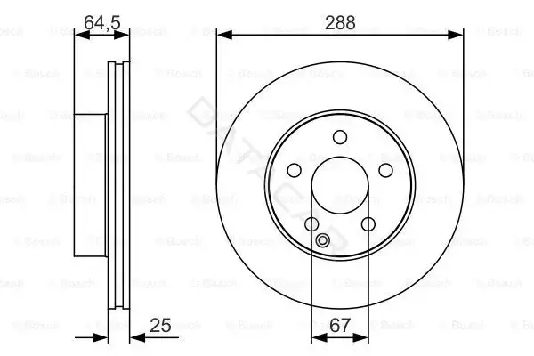 Тормозные диски BOSCH 0986479S83