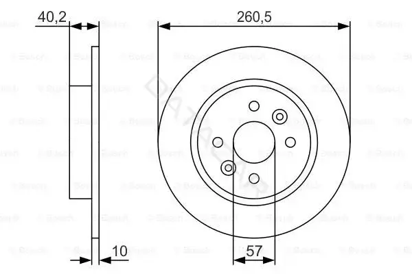 Тормозные диски BOSCH 0986479S85