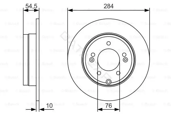 Тормозные диски BOSCH 0986479T49
