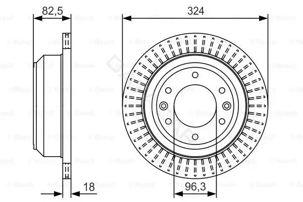 Тормозные диски BOSCH 0986479U29