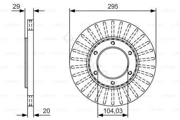 Тормозные диски BOSCH 0986479U33