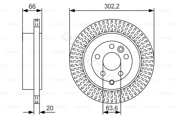 Тормозные диски BOSCH 0986479U44