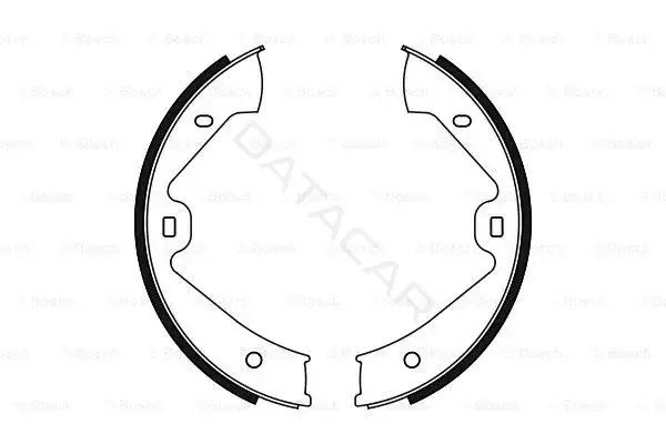 Колодки ручника BOSCH 0986487755