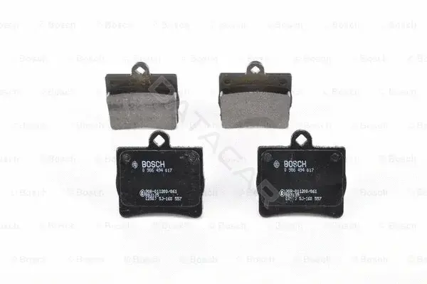 Тормозные колодки BOSCH 0986494017