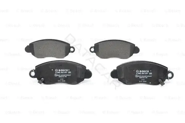 Тормозные колодки BOSCH 0986494047