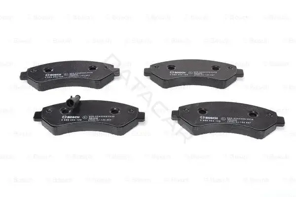 Тормозные колодки BOSCH 0986494109