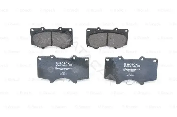 Тормозные колодки BOSCH 0986494153