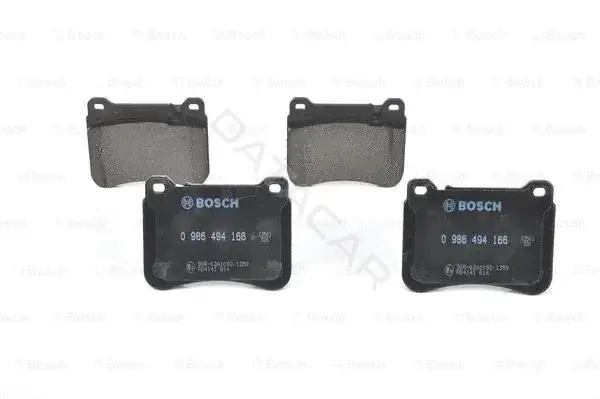 Тормозные колодки BOSCH 0986494166
