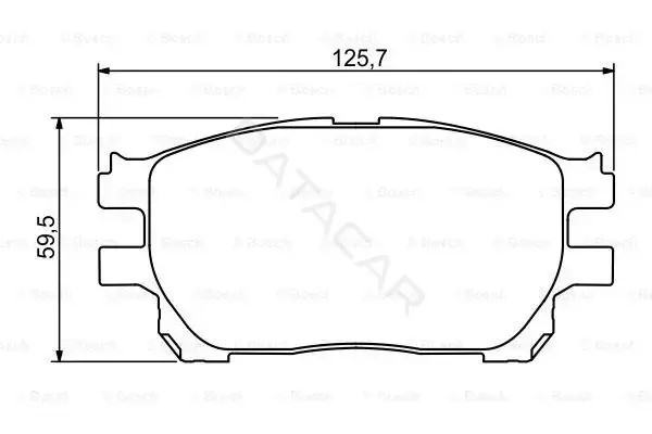 Тормозные колодки BOSCH 0986494212