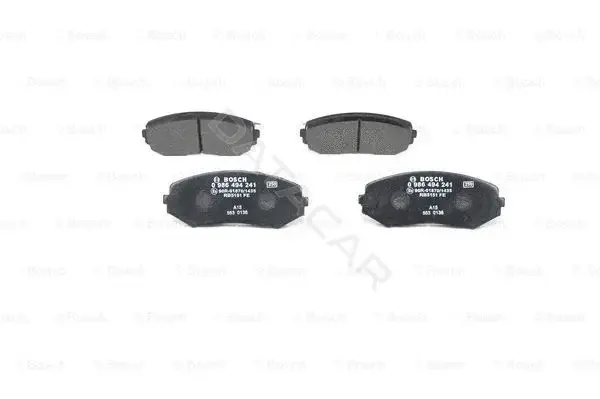 Тормозные колодки BOSCH 0986494241