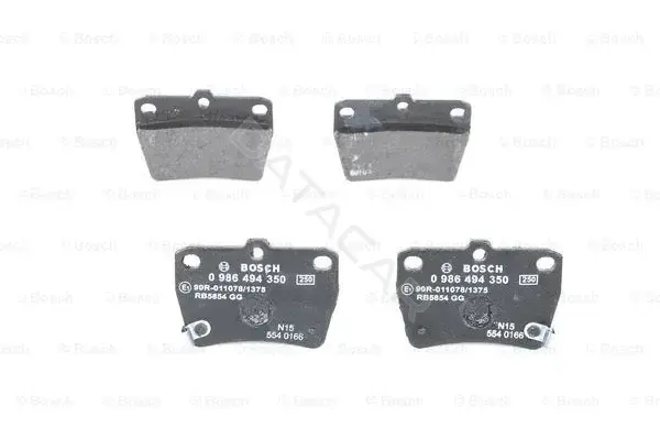 Тормозные колодки BOSCH 0986494350