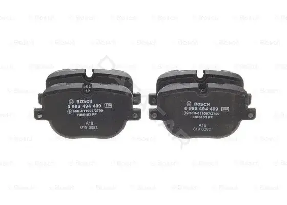 Тормозные колодки BOSCH 0986494409