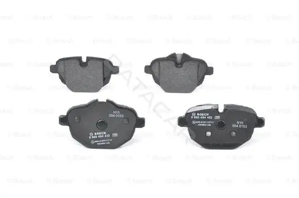 Тормозные колодки BOSCH 0986494432
