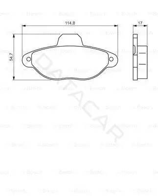 Тормозные колодки BOSCH 0986495255