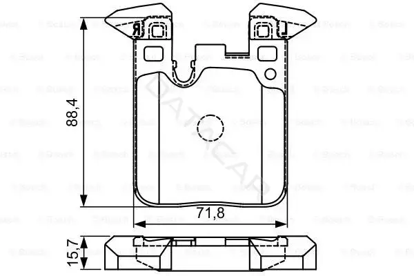 Тормозные колодки BOSCH 0986495335