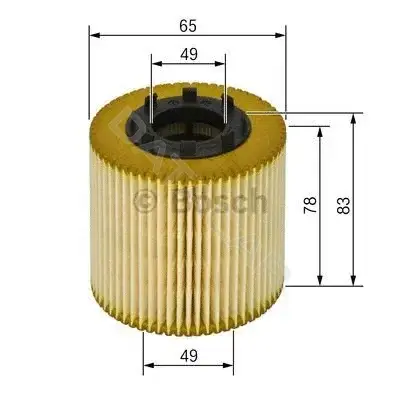 Масляный фильтр BOSCH 1457429256