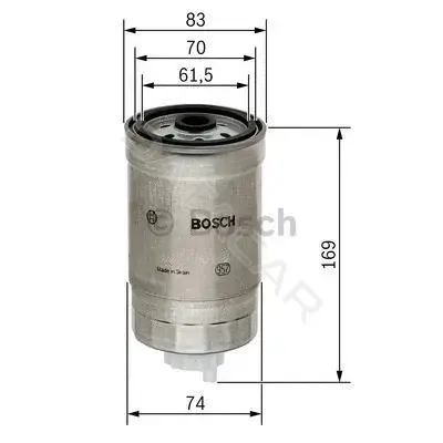 Топливный фильтр BOSCH 1457434198
