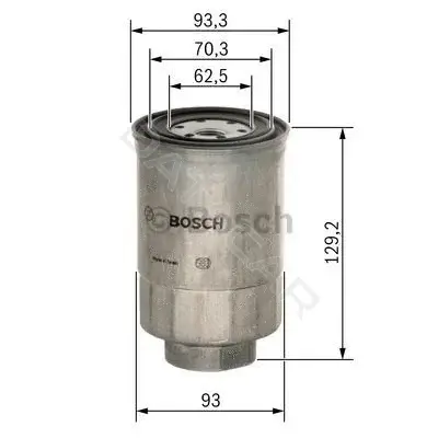 Топливный фильтр BOSCH 1457434438