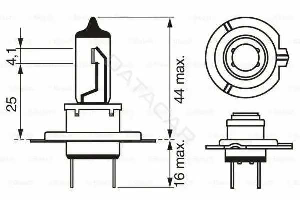 Лампочки BOSCH 1987302075