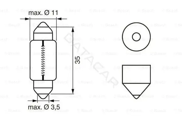 Лампочки BOSCH 1987302211