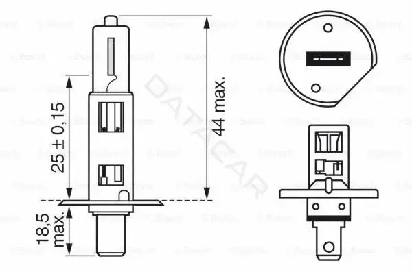 Лампочки BOSCH 1987302411