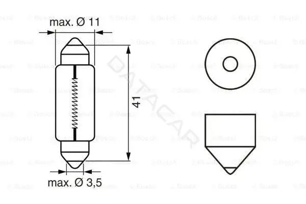 Лампочки BOSCH 1987302521
