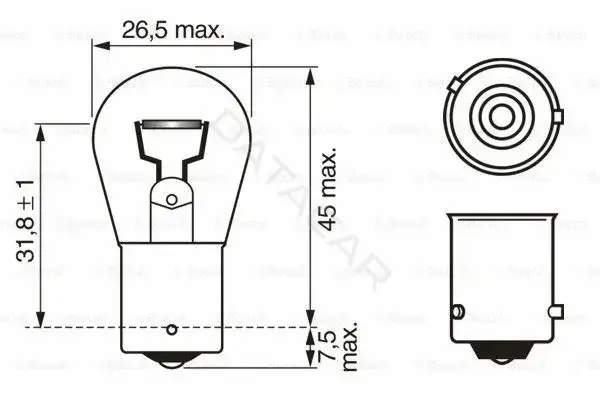 Лампочки BOSCH 1987302703