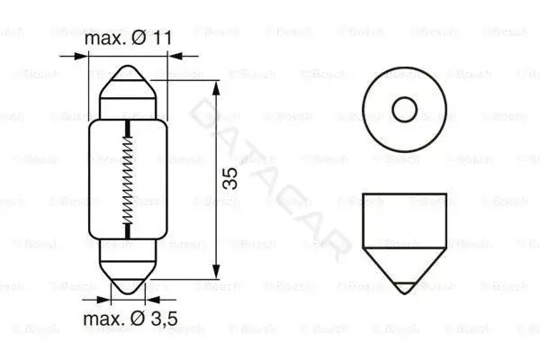Лампочки BOSCH 1987302810
