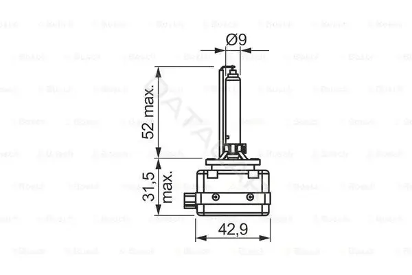 Лампочки BOSCH 1987302905