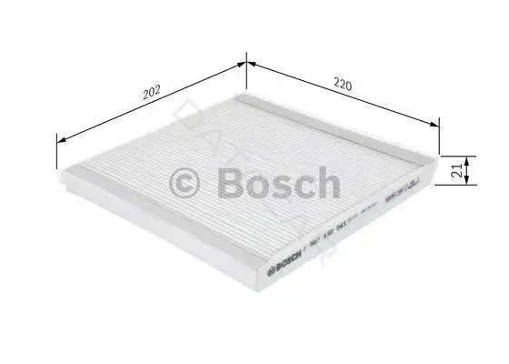 Фильтр салонный BOSCH 1987432063