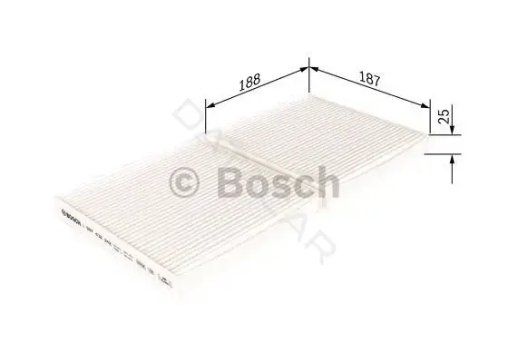 Фильтр салонный BOSCH 1987432242