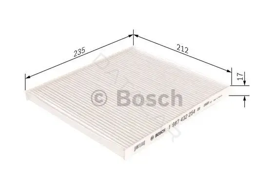 Фильтр салонный BOSCH 1987432254