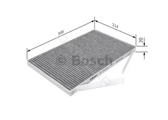 Фильтр салонный BOSCH 1987432333